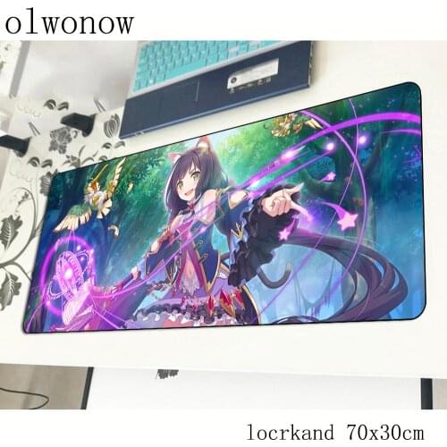 Princess Connect Re Dive mouse pad anime mats Computer mouse mat gaming accessories Kawaii mousepad keyboard games pc gamer