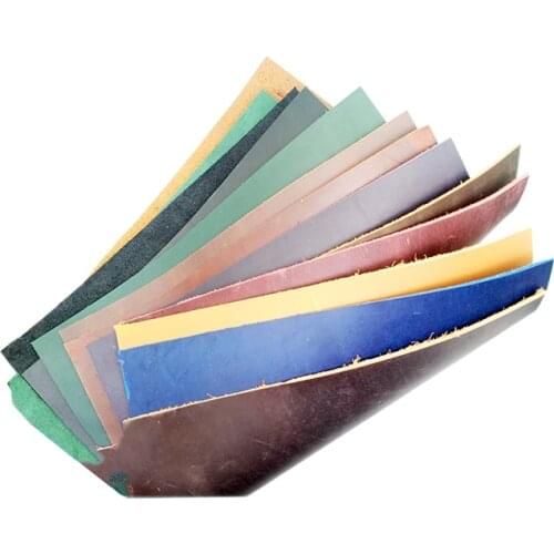 2.0mm thickness Genuine Leather Crazy horse leather DIY leather craft 11colors