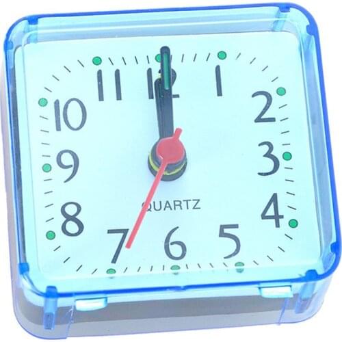 Small Square Crystal Alarm Clock Creative Cute Alarm Clock Bedroom Bedside Office Electronic Clock