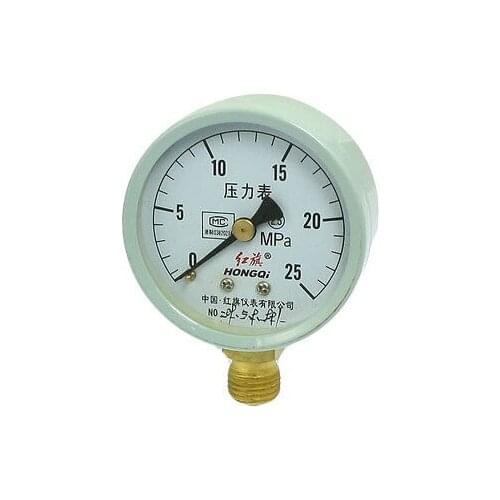 1 Pc M14*1.5 Thread Class 2.5 Compressor Air Pressure Gauge 0-25MPa