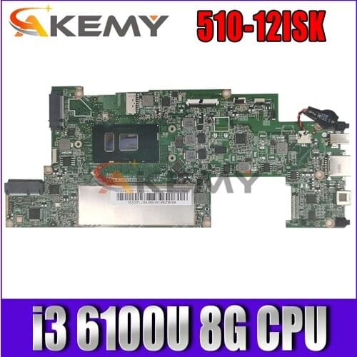 MIIX510 motherboard for Lenovo MIIX 510-12ISK laptop motherboard processor i3 6100U 8G ram 100% test work