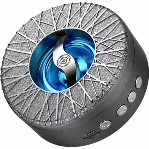 Mobile wireless bluetooth speaker portable mini speaker car overweight explosion subwoofer bird nest exterior designvoice prompt