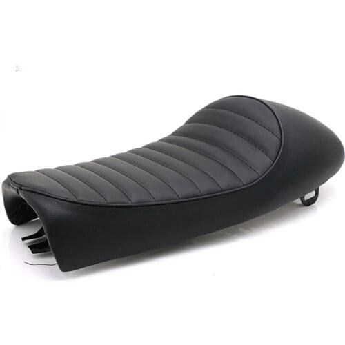 Motorcycle Cafe Racer Retro Seat For YAMAHA SR125 SR250 SR400 Scrambler Vintage Hump Saddle Flat pan For Honda CB750 CB200 CB350
