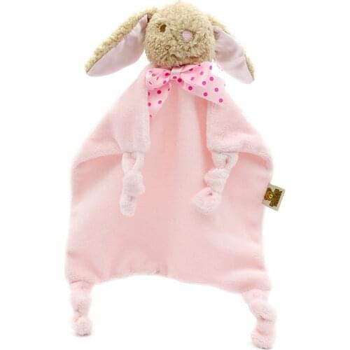 Cartoon Baby Soothing Towel Newborn Infant Security Blanket Cute Animals Soft Cotton Hand Towel for Baby Cares