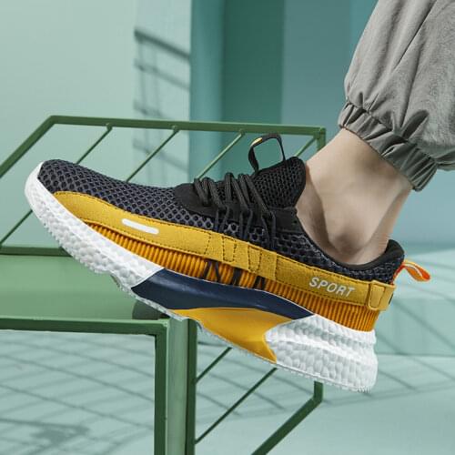 Zapatos de hombre Men Shoes New Lace-up Light Big Size Shoes Outdoor Jogging Men Fashion Sneakers Hot Sale Classic Damping Shoes