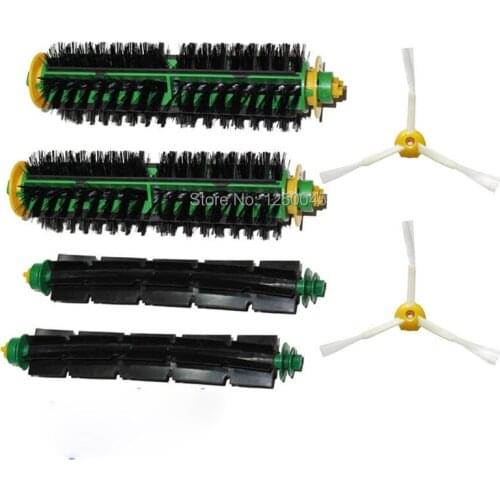 New Brush Kit 3 Armed 2 pack for iRobot Roomba 500 Series 510 520 530 580 Free Shipping