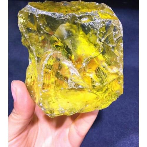 Natural quartz crystal yellow crystal specimen. Home decoration. Chakras