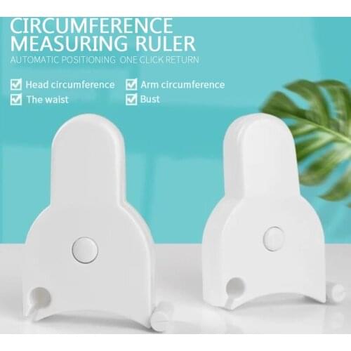 New Automatic Precision Measuring Girth Ruler Handle-shaped Multifunctional Tape Measure Waist Measure Measuring Soft Rule
