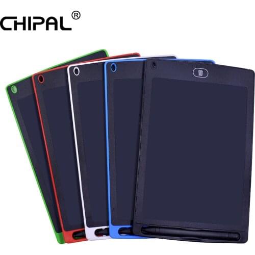 CHIPAL 8.5'' LCD Writing Tablet Digital Graphic Tablet Electronic Handwriting Drawing Pad Paint Board Notepad + Stylus Pen Cell