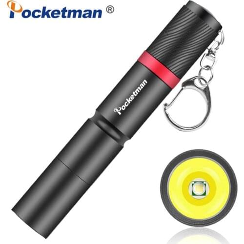 Portable Mini Flashlight Pocket Torch IP67 Waterproof Pen Light Emergency Flashlight Outdoor Mini Torch Aluminum Alloy