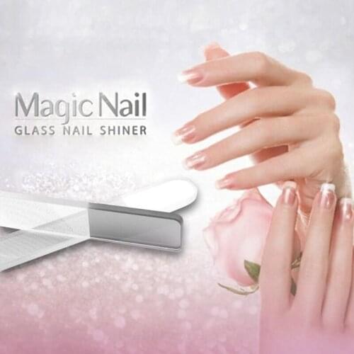 Nano Polished Glass Nail File Professional Nano Glass Nail Buffer Durable File Shiner Manicure Files Nail