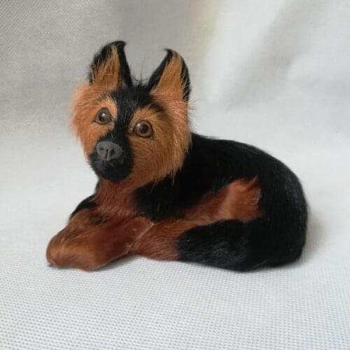 Real life toy Wolfhound mini 9x8cm dog hard model home decoration, baby toy birthday gift h1477