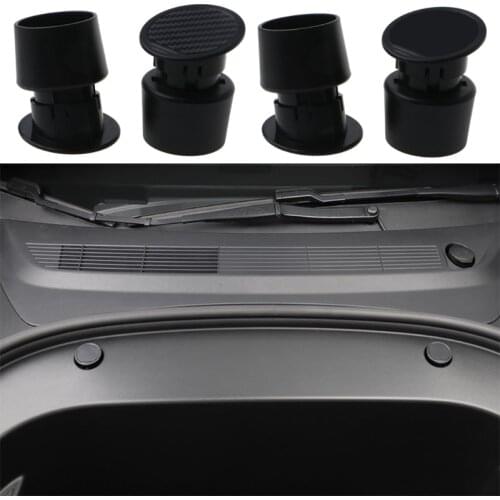 Compatible with Model 3 2021 Car Front Hidden Hook ABS Black Practical Bag Hook
