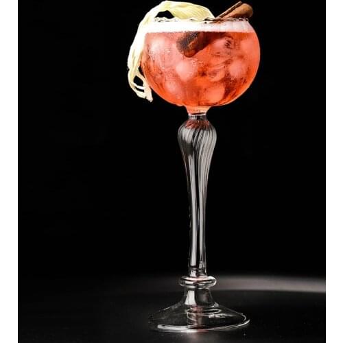 Cocktail Glass Goblet Transparent Roman Column Personality Bar Glasses Cup Drink Cups