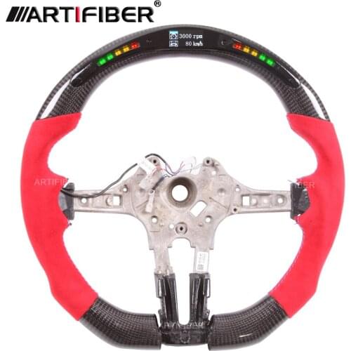 LED Performance Steering Wheel with LED for BMW M Series 1 Series 2 Series 3 Series F32 F33 F36 F10 F11 F18