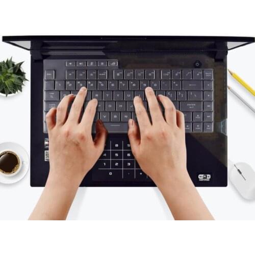 Laptop Clear Transparent Silicone Keyboard Cover Protector For 2021 ASUS ROG STRIX G533QS G533QR G533 G533Q 15.6"