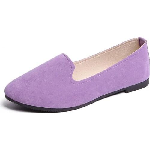 Womens Flats Shoes - Slip On Comfortable Casual Flat Shoes For Spring And Autumn