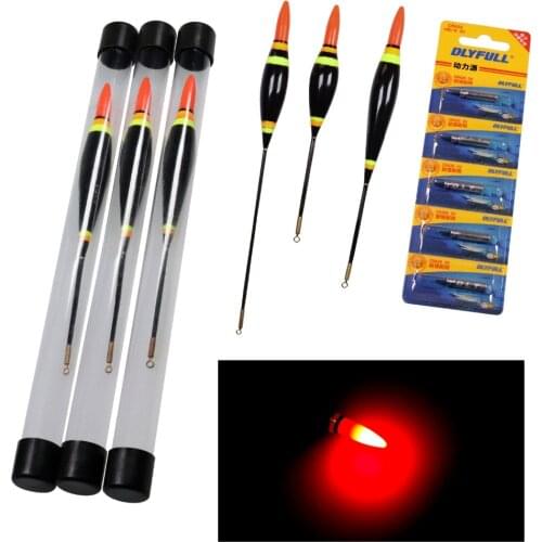 1Pcs Electronic LED Fishing Float Bobbers With Battery 3.5g 4g 6g 10g Night Fishing Float Vertical Buoy Floating Floats Pesca