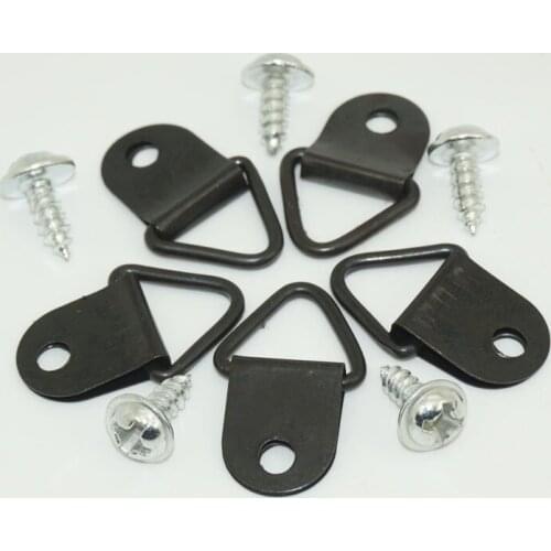 1000 PCS/Lot Free Shipping Metal Wooden Hanging Photocraft Photo Picture Frame Poster Hook Hanger & Screw