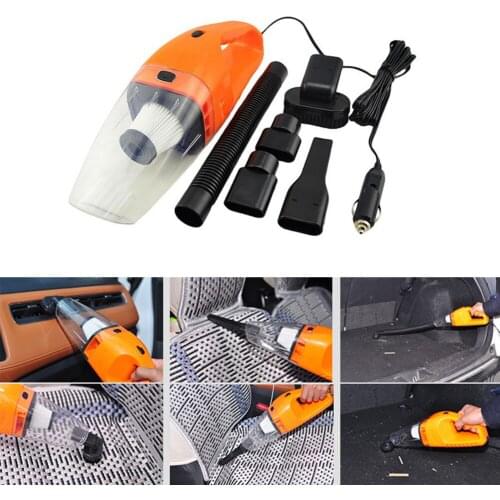 120W Car Vacuun Cleaner Portable Hand Manual Vacuum Cleaners Wet and Dry High Suction Mini Aspirador Auto Cleaner for Car Home