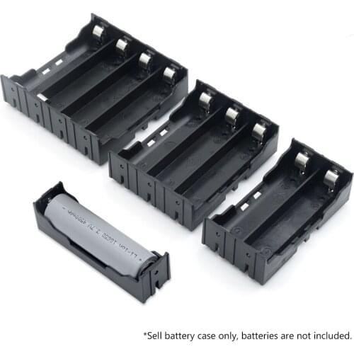 18650 Power Bank Cases Hard Pin 1X 2X 3X 4X 18650 Battery Holder Storage Box Case 1 2 3 4 Slot Batteries Container With