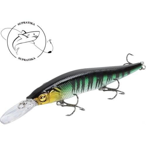 8 Colors 15.6G/13CM Artificial Minnow Floating Plastic Hard Bait Wobbler 3D Eyes Anti-corrosion Bionic Bait Fishing Lure Outdoor