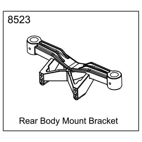 ZD racing EX07 accessories super sports car 1/7 original accessories 8523 rear car shell frame