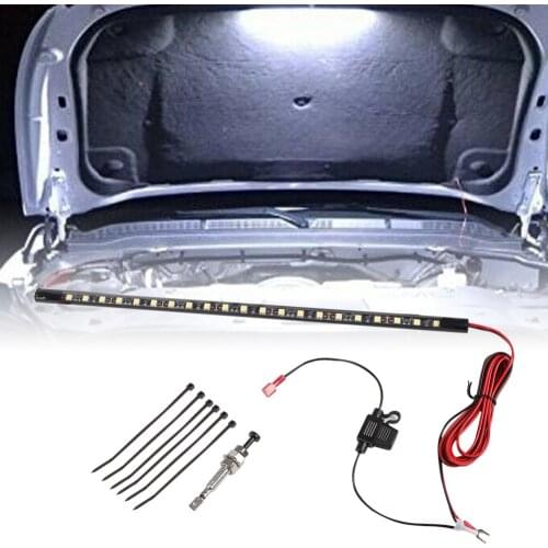 White PVC Under Hood LED Light Kit With Automatic on/off -Universal Universal Fit For All CAR SUV Pickup Off-road