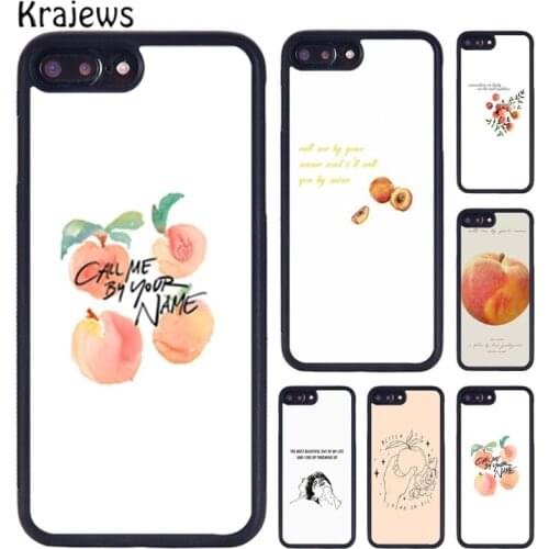 Krajews Call Me by Your Name Aesthetics Phone Case For iPhone X XR XS 11 12 Pro MAX 5 6 6S 7 8 Plus Samsung Galaxy S7 S8 S9 S10