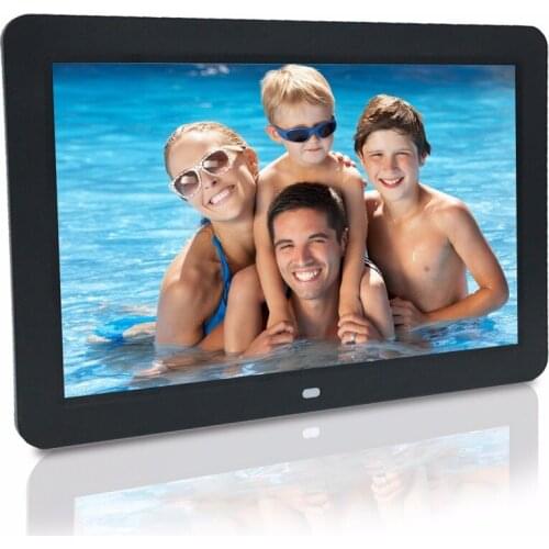 12 inch digital photo frame digital picture frame wide viewing angle support 1080P picture and video player adversing machine