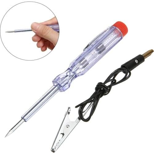 DC 6V-24V Auto Circuit Voltage Tester Pen Car Truck Motorcycle Circuit Digital Voltage Tester Test Pen Car Diagnostic Tools