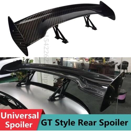 Wing Racing Sedan Common universally Wings Car accessories Car Tail Exterior Trim 145CM ABS Spoilers GT Carbon Fiber Tail Wing