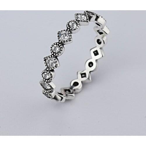 Hot Sale Fashion jewelry Real Pave Setting Compatible With yuede Plant Trendy Sale Authentic 925 Retro Finger Ring