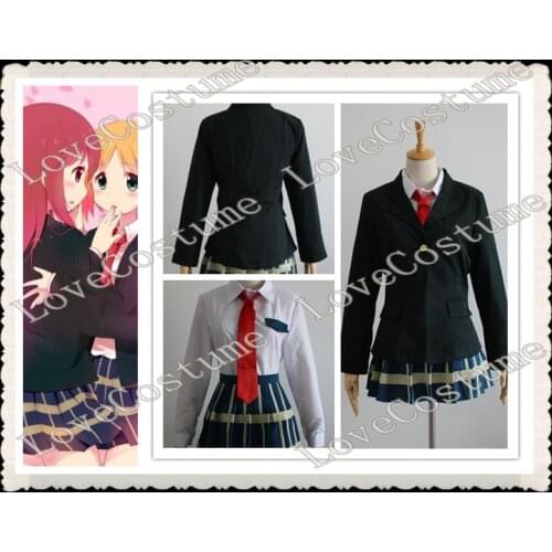 Sakura Trick Haruka Takayama Yuu Sonoda Cosplay Costume Tailor made