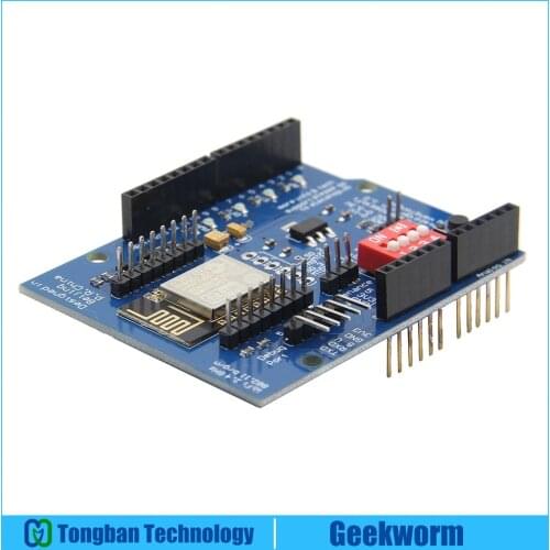 Geekworm UNO R3 ESP8266 ESP-12E Serial Wi-Fi Shield Expansion Board