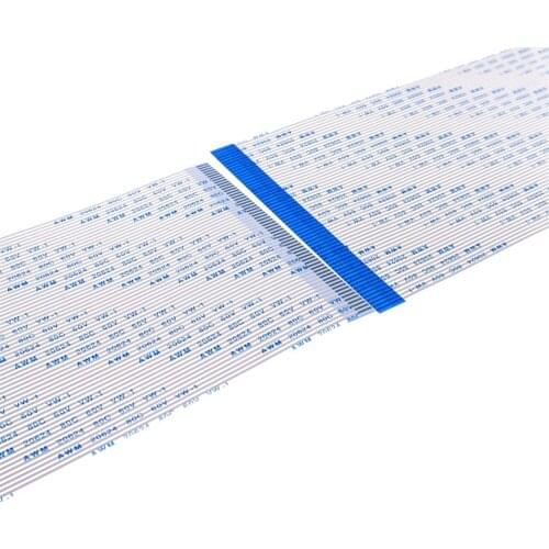 2 PCS FPC Flat Flexible Cable FFC Jumper Pitch 1.25 mm Spacing 60 Pin Reverse Contact Side Opposite Type B 100 200 mm Tin Plated