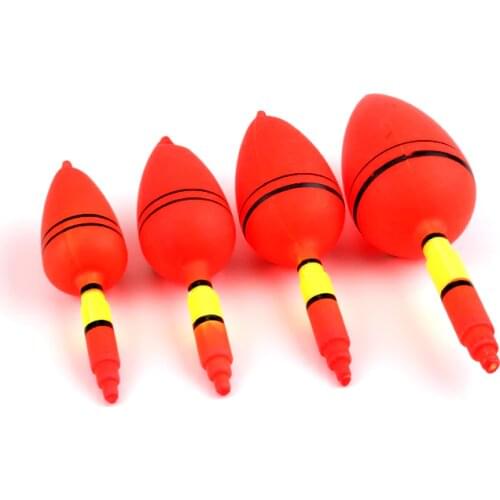 4pcs Silver Carp Fishing Float Bobber Sea Monster with Six Strong Fishing Tackle Plastic Balls Stopper Buoy Boia Flutter
