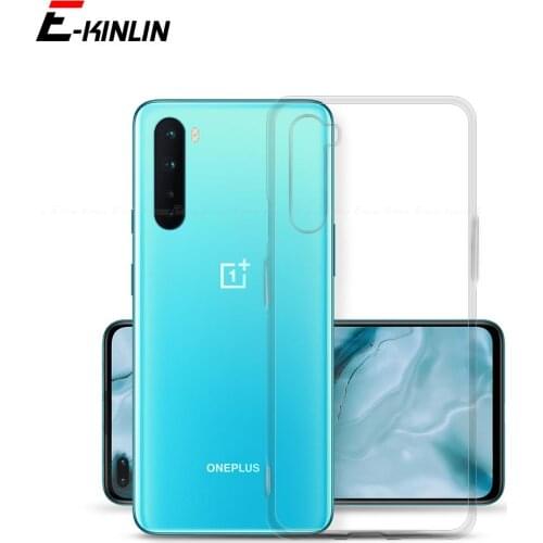 Clear Crystal Soft Silicone Back Full Cover For Oneplus One Plus Nord N10 5G N100 Ultra Thin Slim TPU Phone Case