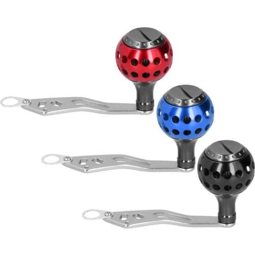 Fishing Reel Handle Knob Aluminum Alloy Metal Wheel Rocker High Strength Baitcasting Reel Handle Fishing Tools Accessories