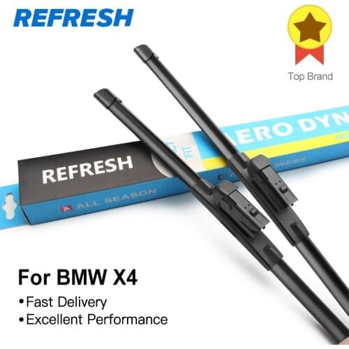 REFRESH Wiper Blades for BMW X4 G02 Fit Push Button 2018 2019 2020