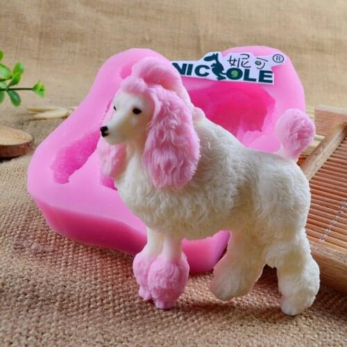 Cute Dog Silicone Molds Fondant Mold Cake Decorating Tools DIY Chocolate Mould