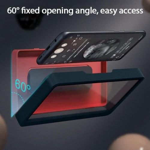 Wall Mounted Phone Case Waterproof Holder Toilet Kitchen Convenient Safe Phone Holder Bathroom Phone Box Phone Storage Boxes