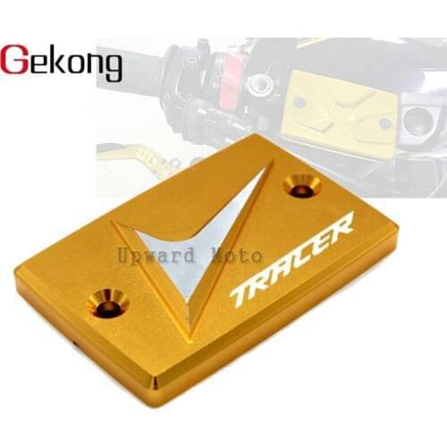 For YAMAHA Tracer Tracer 900 700 Tracer900 Tracer700 Motorcycle CNC Front Clutch Brake Fluid Reservoir Cover Cap LOGO Tracer