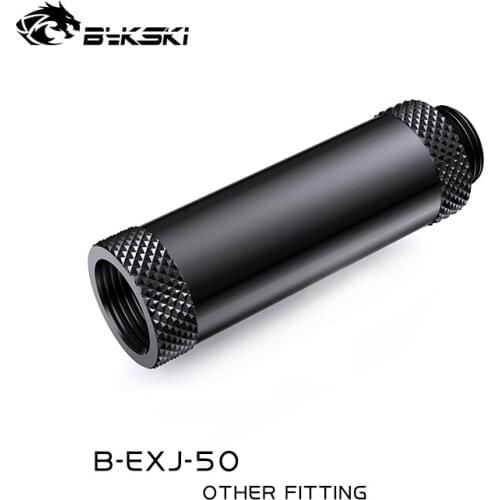 Bykski b-exj-50 diamond pattern 50mm extension seat G1 / 4 thread internal thread extension seat