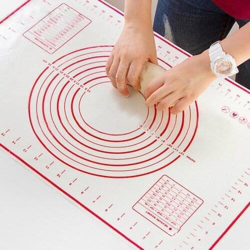 Increase Silicone Baking Mat Pastry Rolling Kneading Pad Kitchen Gadgets Crepes Pizza Dough Non-Stick Pan Holder Cooking Tools