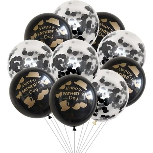 10pcs/lot happy Mothers day Fathers day balloon father mother day decorations i love you best mom ever best dad ever balloons