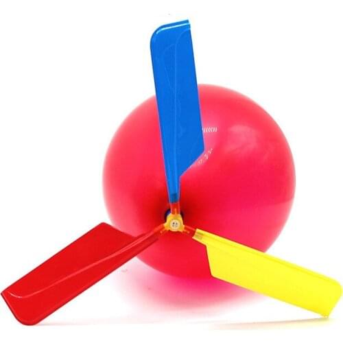 2pcs Science educational toy Balloon Helicopter DIY handmade funny Scientific experiments Toys best gifts for kids