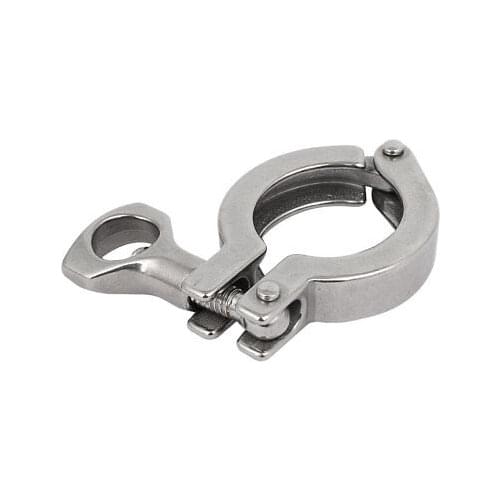 34mm Ferrule 304 Stainless Steel Quick Release Sanitary Tri-Clamp Pipe Clip