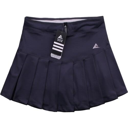 Women Tennis Skirt Quick Dry Sport Badminton Training Short Skirt Wear Pleated Short Skirt Pocket Workout Cheerleaders Clothing