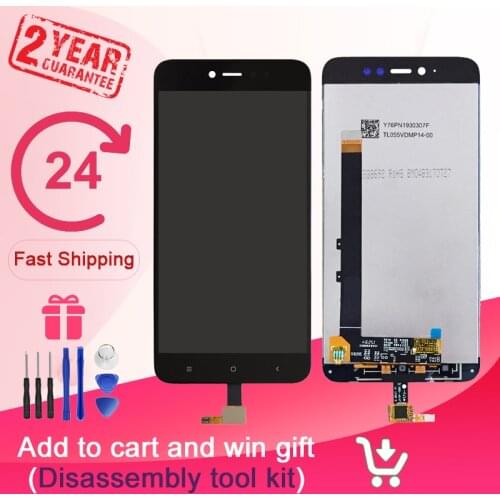 For Xiaomi Redmi Note 5A Standard 2GB/16GB LCD Display Touch Digitizer Screen Panel For Hongmi Note 5A Prime 3GB/32GB Parts